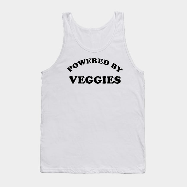 Powered By Veggies Tank Top by BareHugz